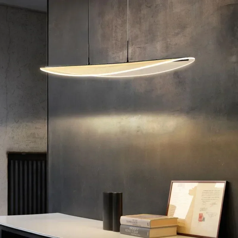 Office Technician - Modern Long Curve LED Pendant Light