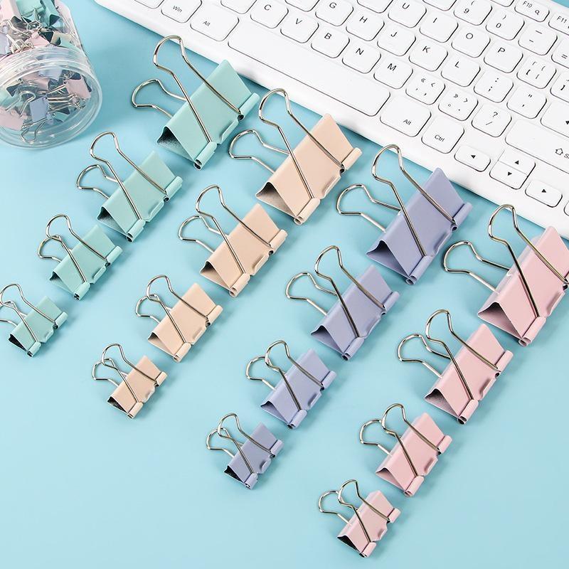 42/62Pcs Binder Clips For Offi - Binding Machine Comb ulasan dan harga