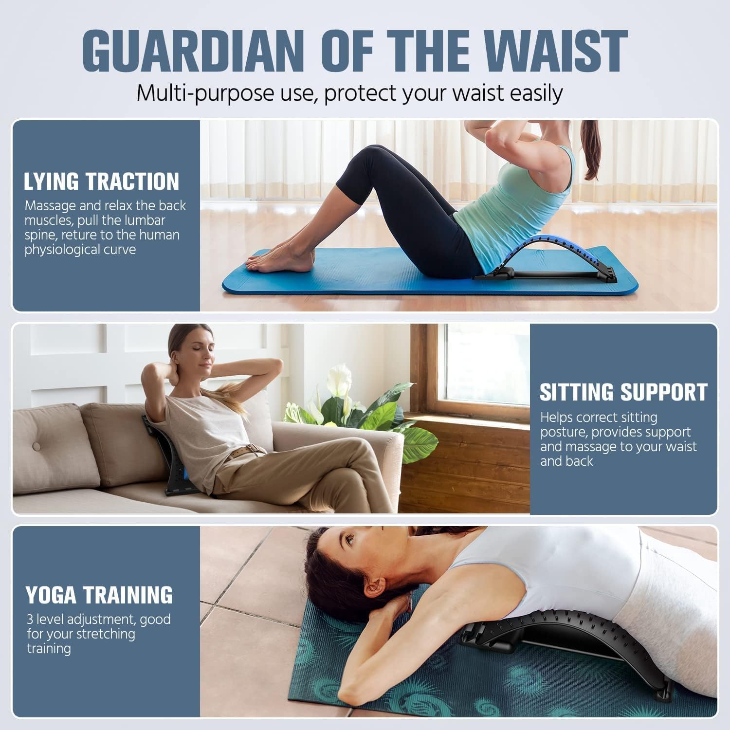 Multi-Level Back Stretching De - Office Technologies ulasan dan harga