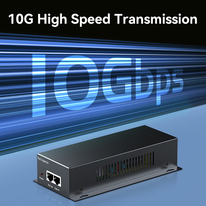 90W 10G POE Injector IEEE 802. - Power Over Ethernet ulasan dan harga