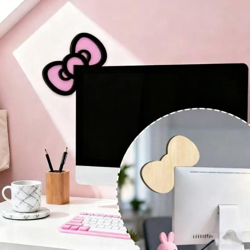 New 1/2Pcs Wooden Bowknot PC A - Office Technologies ulasan dan harga