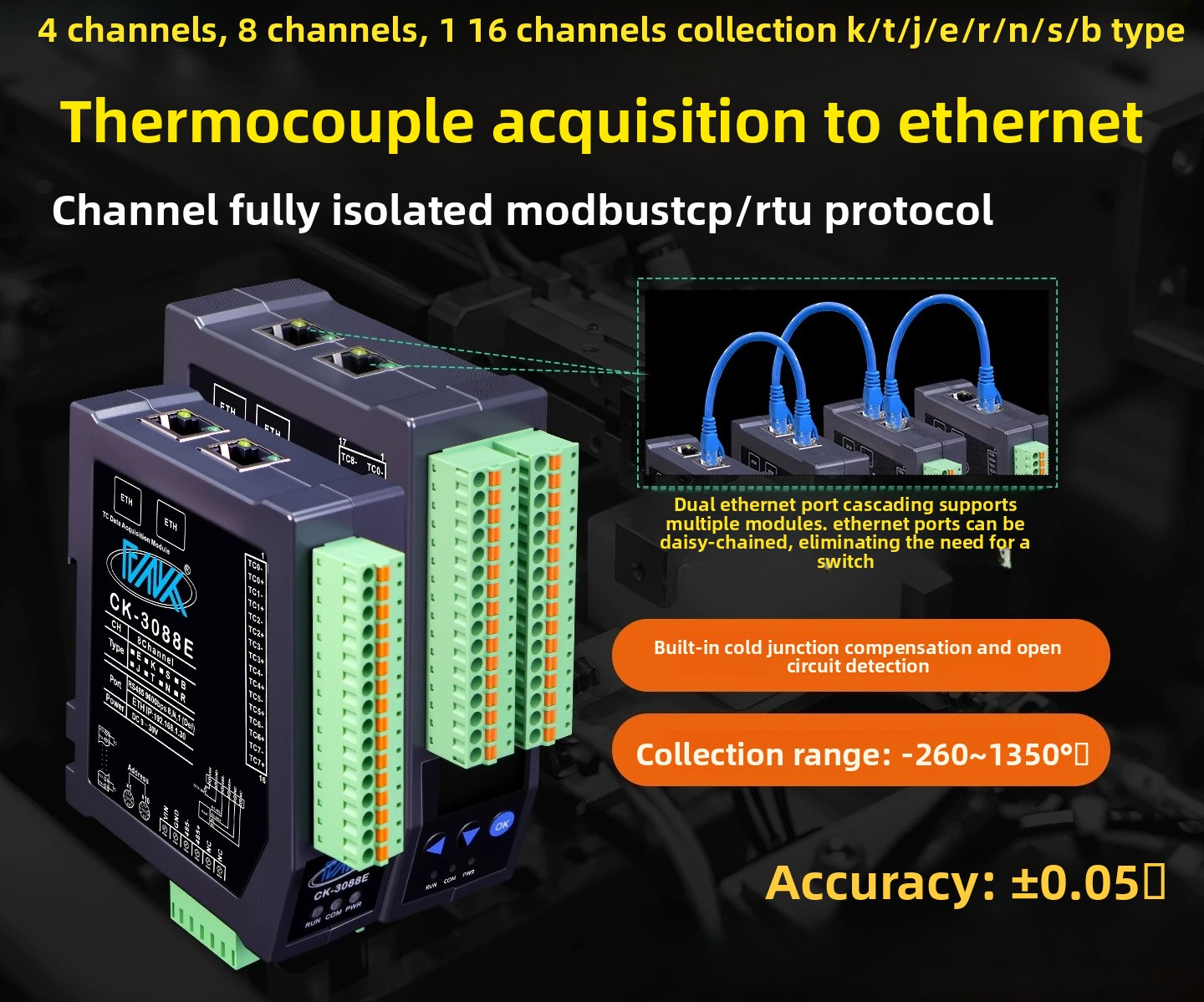 apply to 8CH Fully Isolated K- - Power Over Ethernet ulasan dan harga