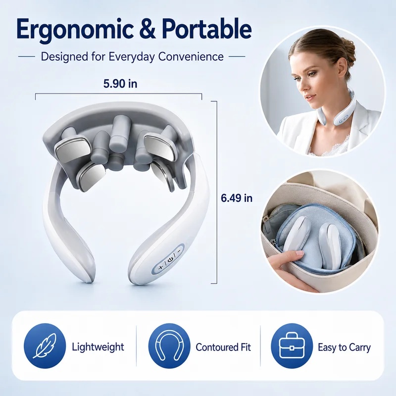 Smart Neck Massager for Adults - Office Technologies ulasan dan harga