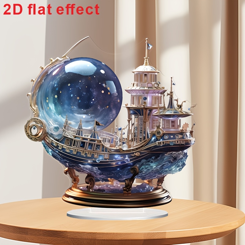 2D Bohemian Style 8in Acrylic  - Office Technologies ulasan dan harga