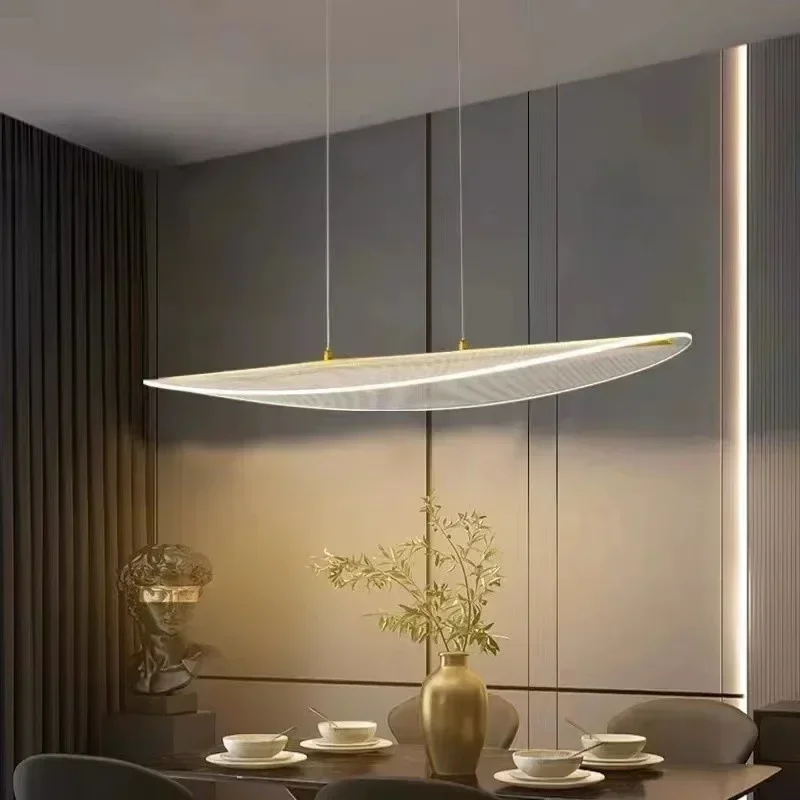 Modern Long Curve LED Pendant  - Office Technician ulasan dan harga