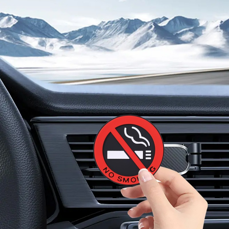 No Smoking Car Stickers Red Ro - Office Technologies ulasan dan harga
