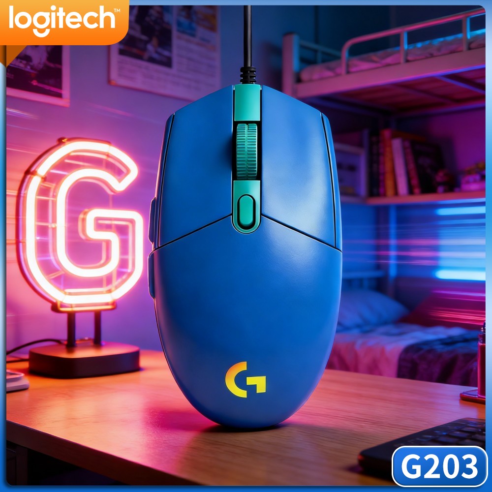 Logitech G203 Wired Gaming Mou - Logitech Mouse G203 ulasan dan harga